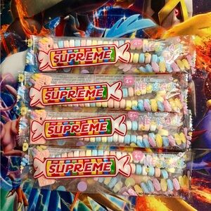 Supreme Smarties Box Logo  Necklace SS22 Pack of 4